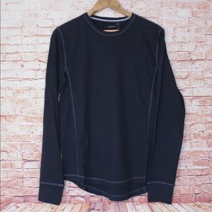 Jeremiah | Grey/Black Long Sleeve Base Layer Flannel